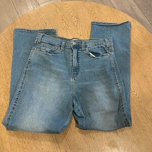 Levi’s Strauss heritage high-rise kick boot jeans size 12/31